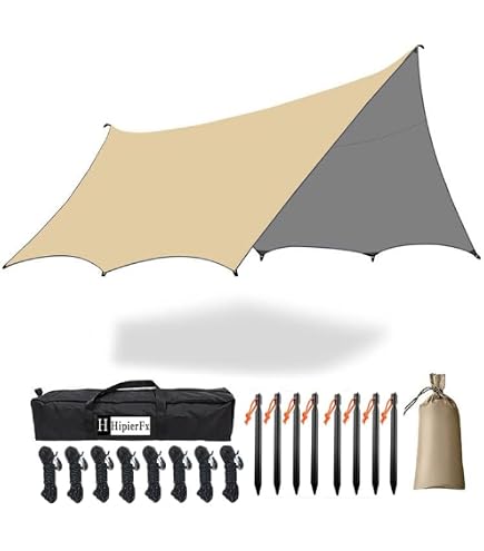Snow Peak FES-275 One Connect Tarp, Hexa, Ivory : Amazon.com.au